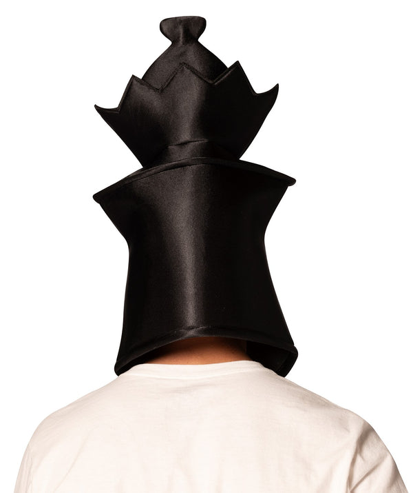 Ultimate Deluxe Black Queen Chess Headpiece Mask, Adult One Size