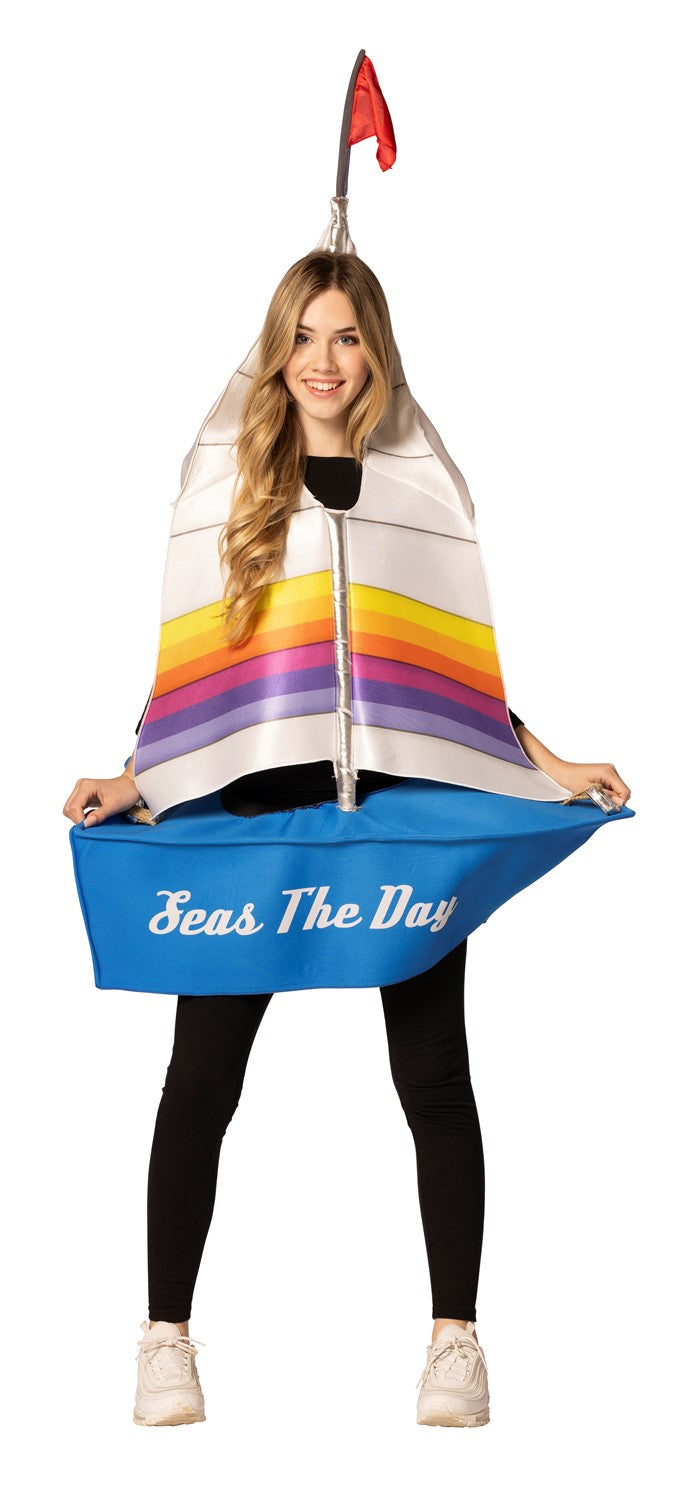 Sailboat Seas The Day Halloween Costume, Adult One Size