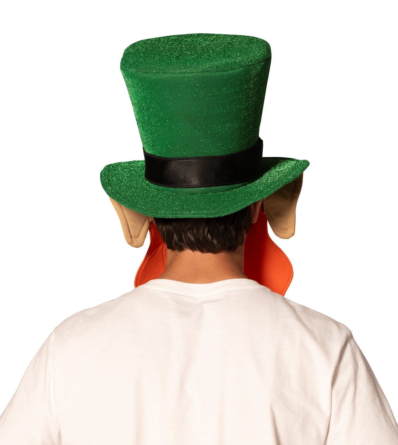 Leprechaun Hat with Orange Beard St. Patrick's Day, Adult One Size