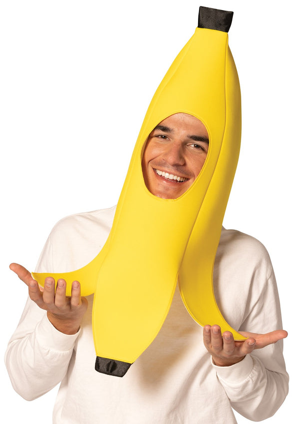 Banana Peel Headwear Costume Hat, Adult One Size