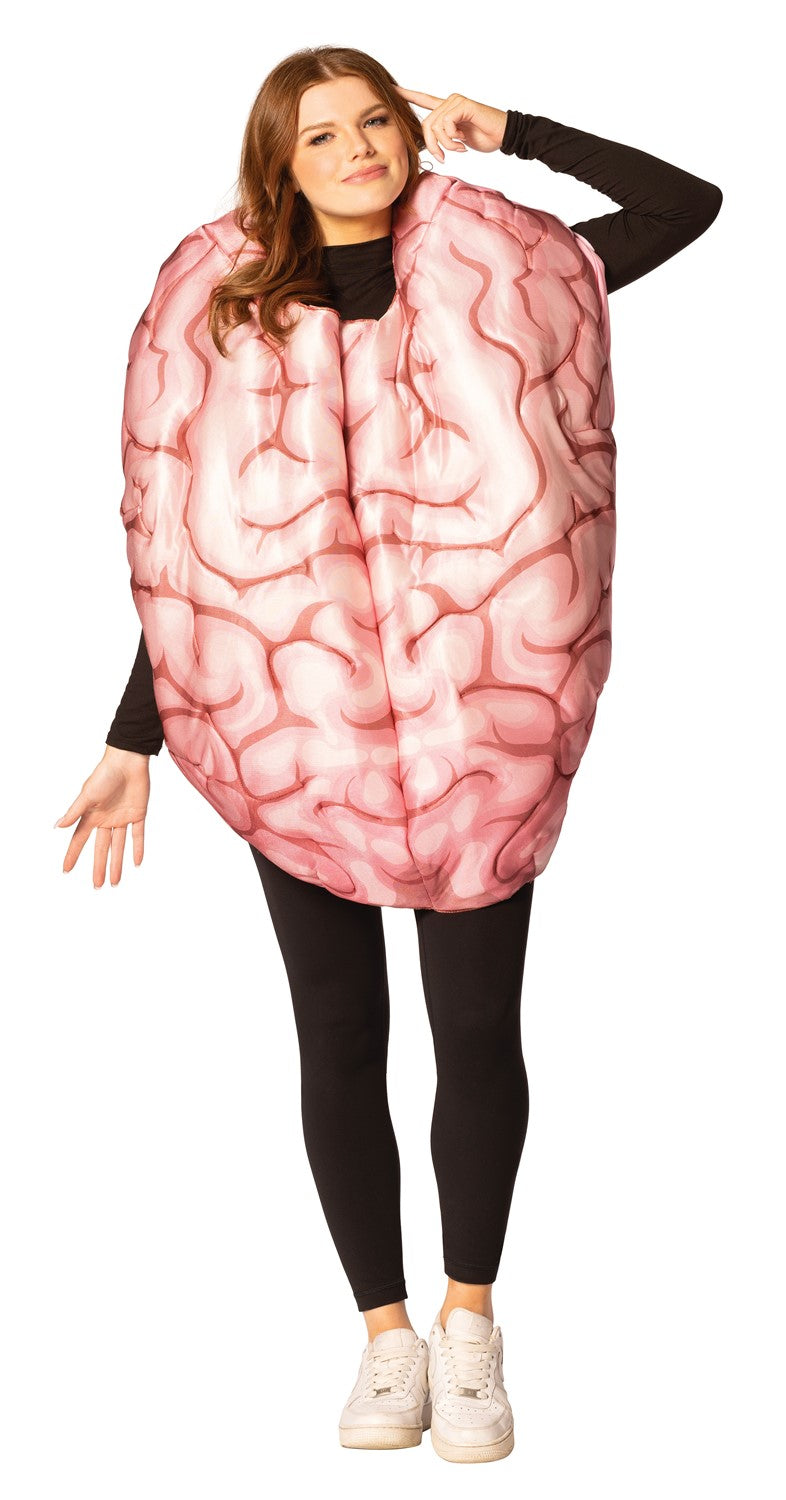 Brain Halloween Costume, Adult One Size