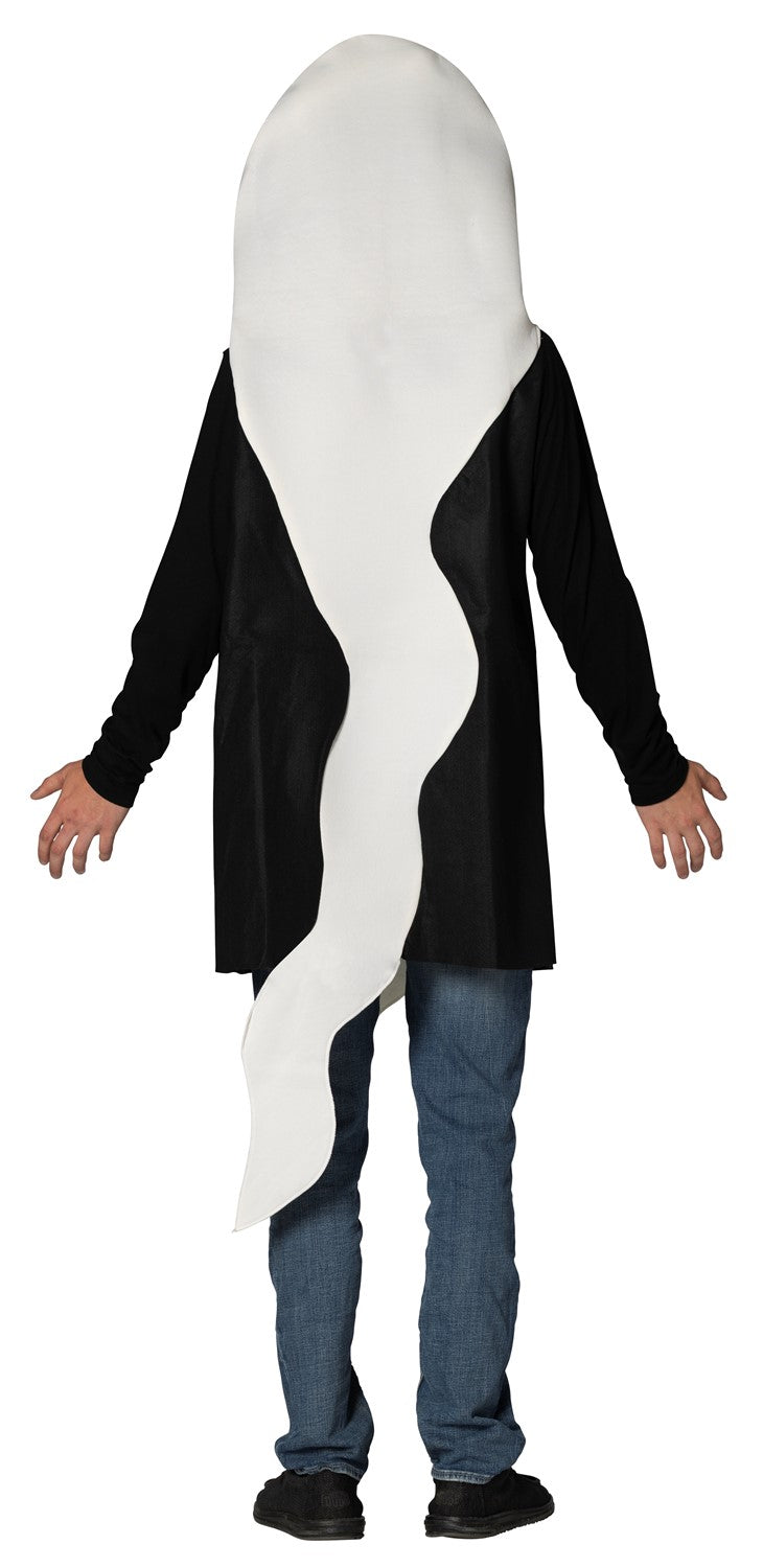 Men's Sperm Halloween Costume, Adult One Size