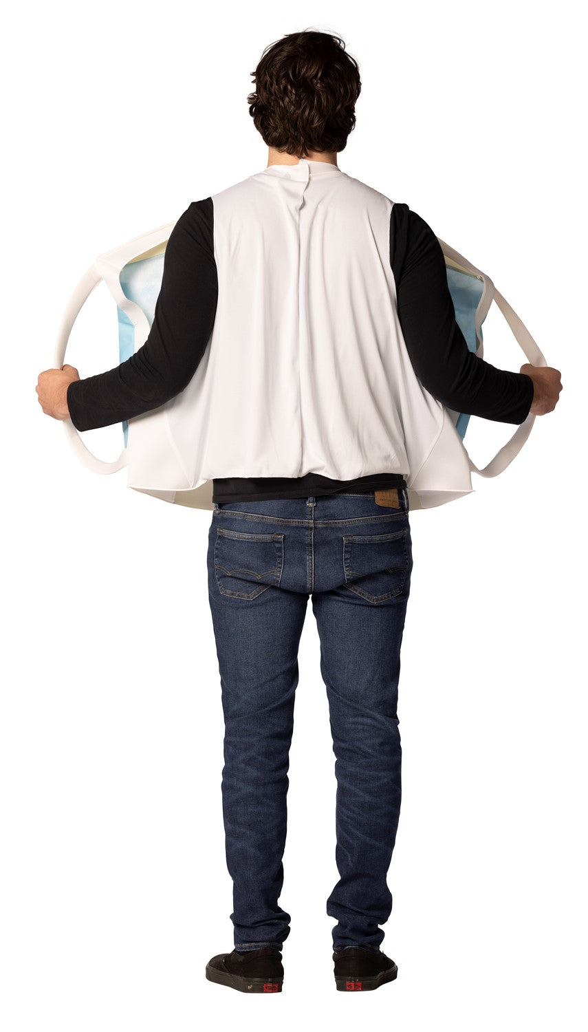 Disposable Face Mask Halloween Costume, Adult One Size