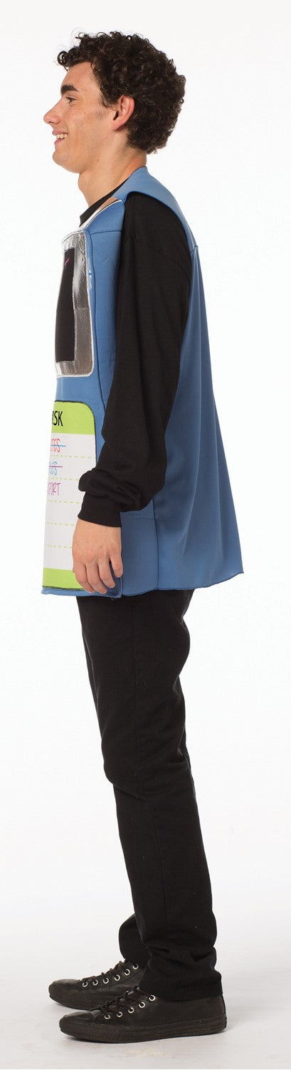 Vintage Floppy Disk Costume, Adult One Size