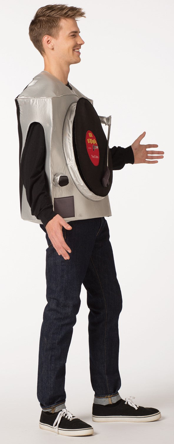 Old School Turntable Record Player Costume, Adult One Size