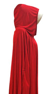 Handmaid's Red Fertility Cloak with Bonnet Costume, Adult One Size