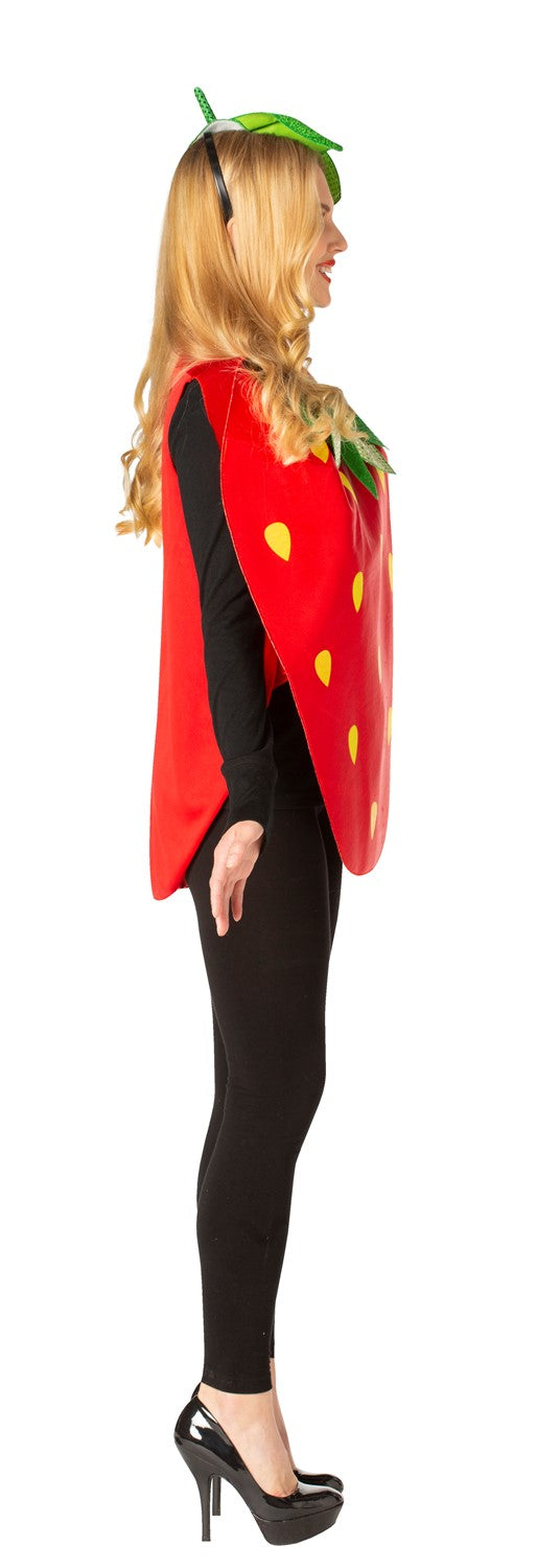 Strawberry Costume, Adult One Size