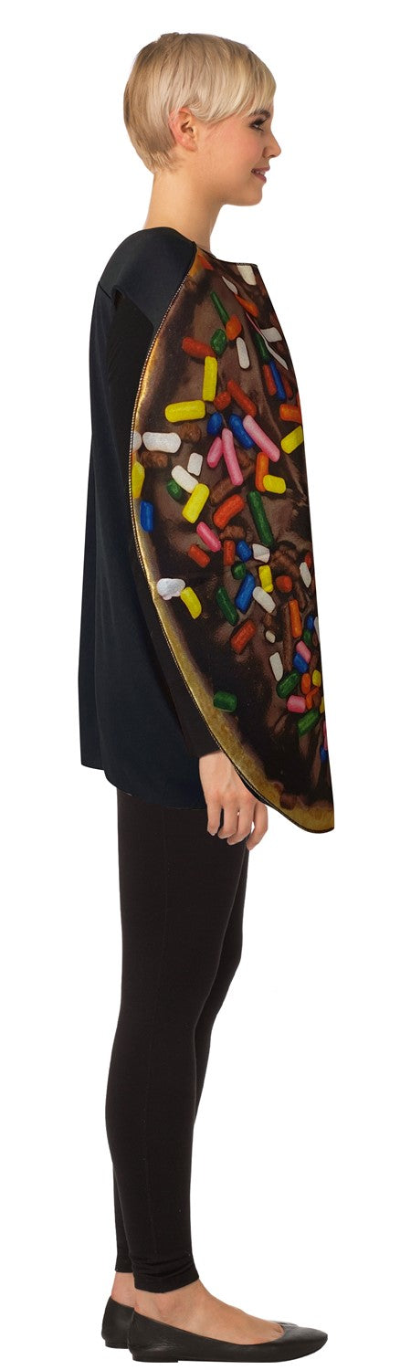Chocolate Doughnut with Sprinkles Adult Costume, Adult One Size