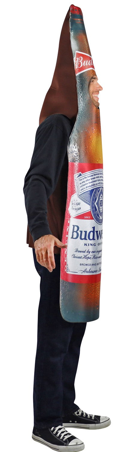 Anheuser-Busch Budweiser Beer Bottle Halloween Costume, Adult One Size
