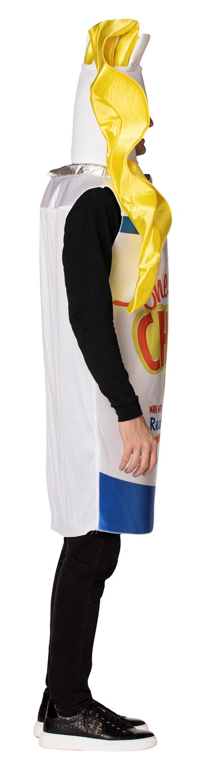Cheezy Cheese Spray Can Halloween Costume, Adult One Size