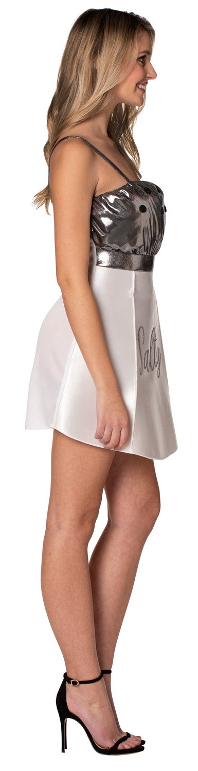 Salty Salt Shaker Dress Halloween Costume, Women's Size 2-8