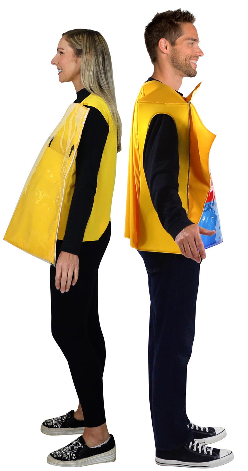 Kraft Singles Pack and Single Slice Cheese Couple Costume, Adult One Size