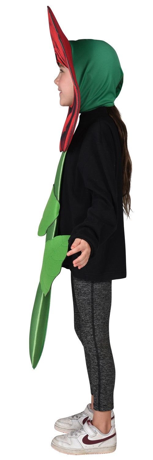 Red Rose Flower Costume, Child Size 7-10