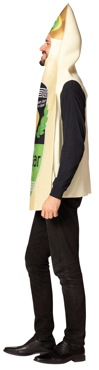 Caesar Dressing Bottle Costume, Adult One Size