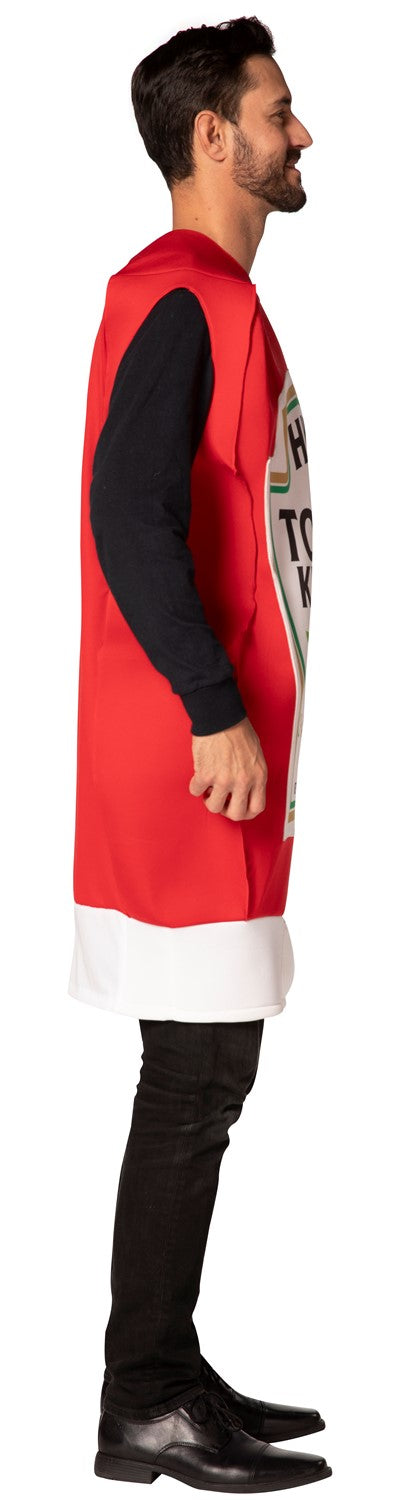 Heinz Ketchup Squeeze Bottle Costume, Adult One Size