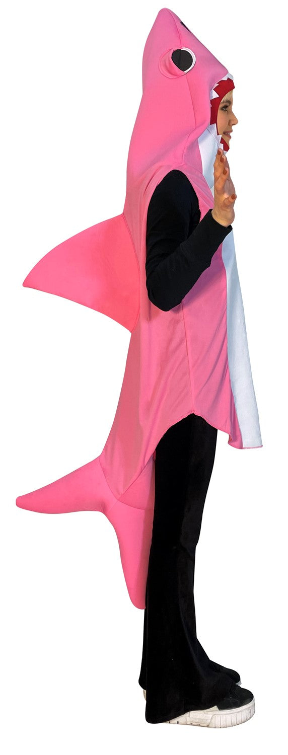 Ultimate Pink Shark Costume, Adult Size Small-Medium