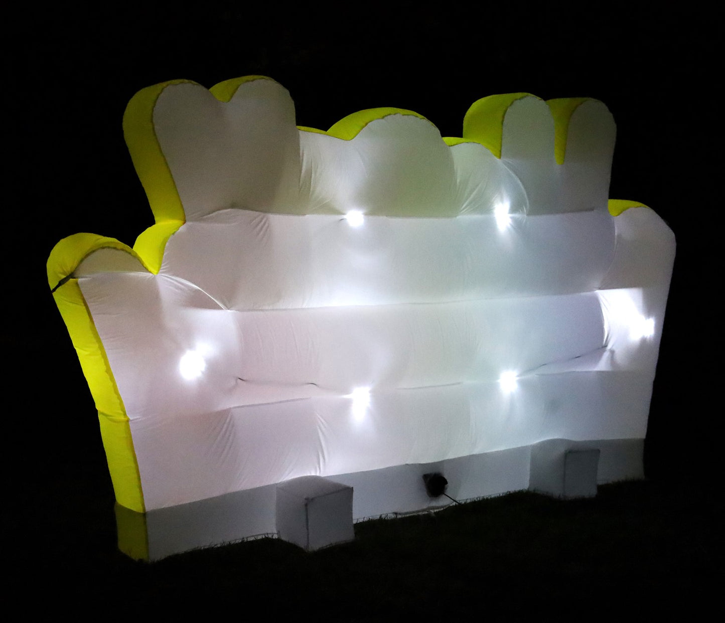 Happy Birthday Inflatable Lawn Sign, Lights Up, Indoor Decoration, 9' L x 5''H