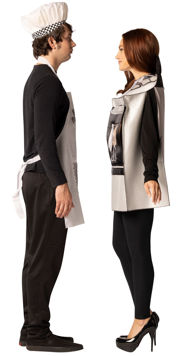 Bun in Oven & Bun Maker Couple Halloween Costume, Adult One Size