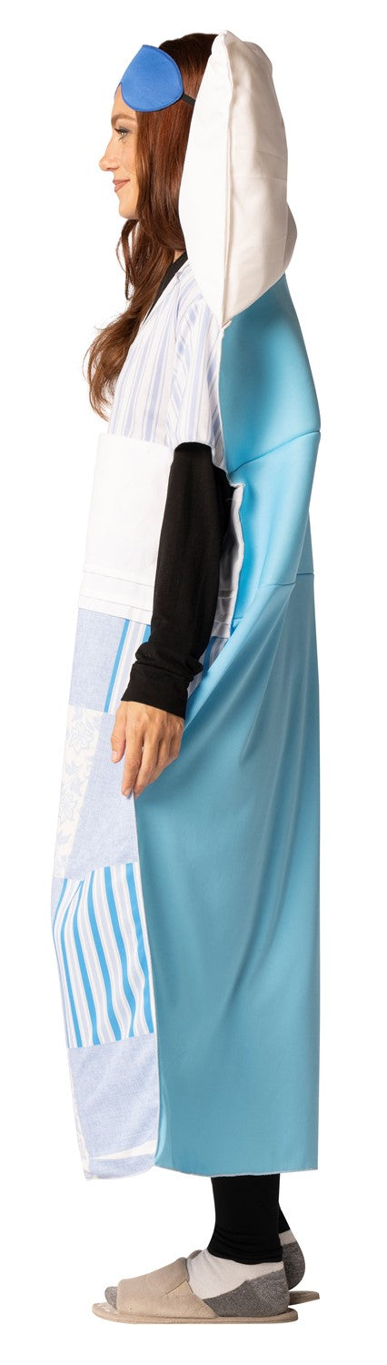 Sleeping Bed w. Pillow & Comforter Halloween Costume, Adult One Size