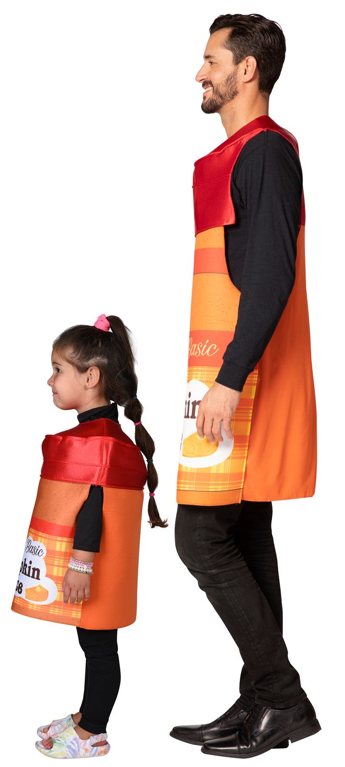 Pumpkin Pair Pumpkin Spice Adult & Child 3-6 Combo Halloween Costume Set
