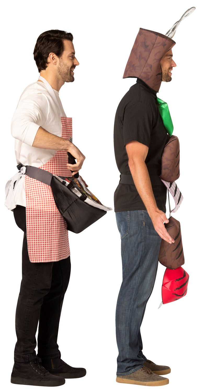 Grill Master & Beef Kebab Halloween Couples Costume Set, Adult One Size