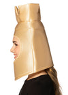 Ultimate Deluxe Beige Rook Chess Headpiece Mask, Adult One Size