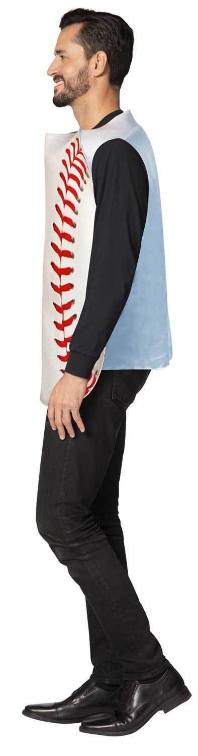 Get Real Baseball Halloween Costume, Adult One Size