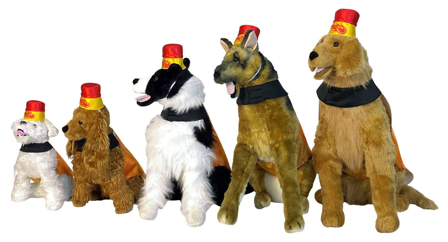 Fireball Bottle Dog Halloween Costume, Size Medium - Large