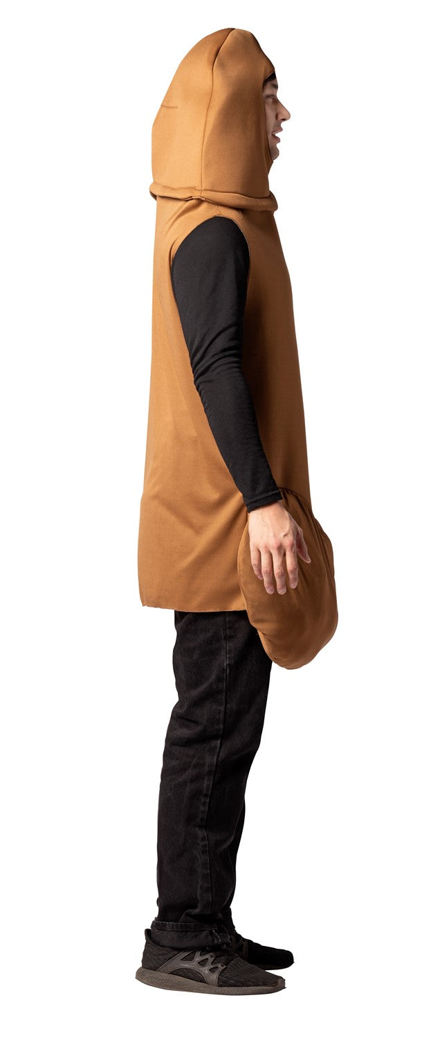 Penis Brown Halloween Costume, Adult One Size