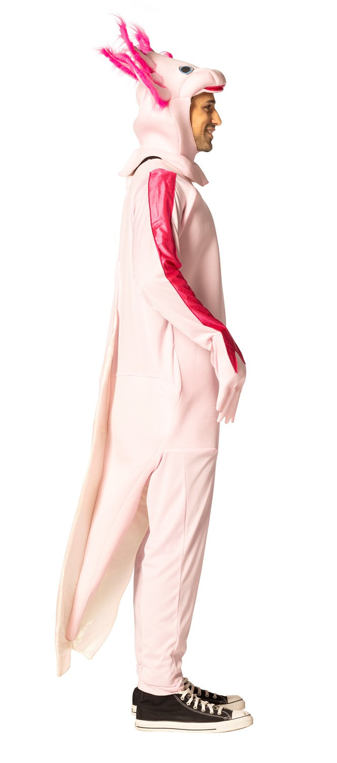 Axolotl Fish Halloween Costume, Adult One Size