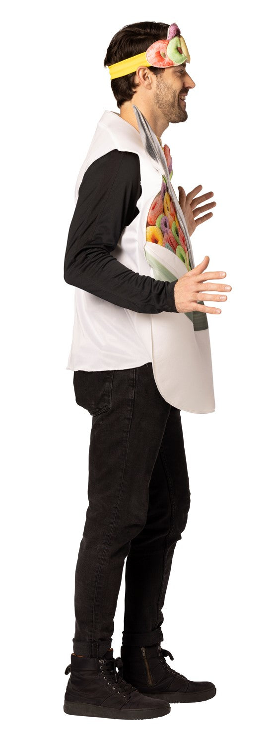 Bowl of Cereal w. Spoon Halloween Costume, Adult One Size