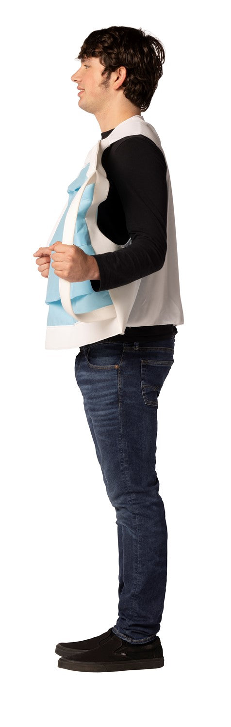 Disposable Face Mask Halloween Costume, Adult One Size