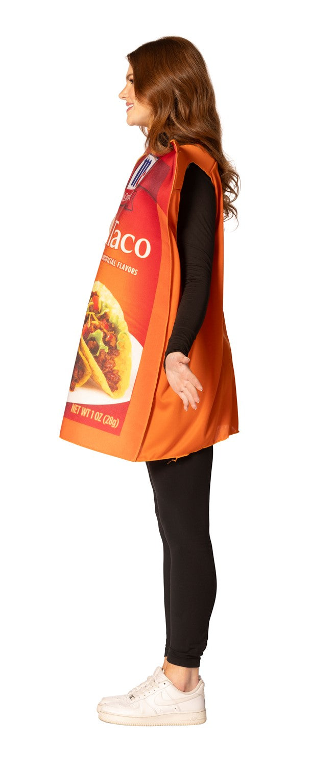 McCormick Taco Seasoning Packet & Taco Couple Costume, Adult One Size