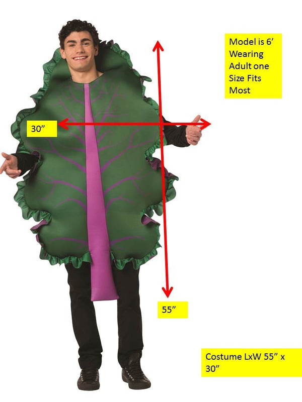 Kale Lettuce Costume, Adult One Size