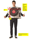 Old School Turntable Record Player Costume, Adult One Size