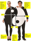 Yin & Yang Couples Costume, Adult One Size
