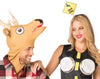 Deer in Headlights Couple Costume, Adult One Size & Women's Dress Size 4-10