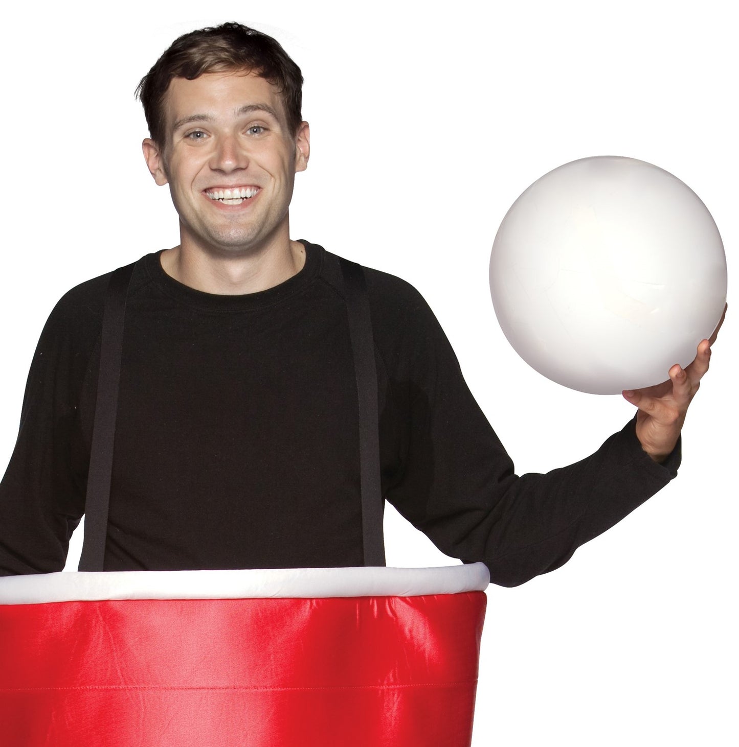 Red Beer Pong Cup Costume, Adult One Size
