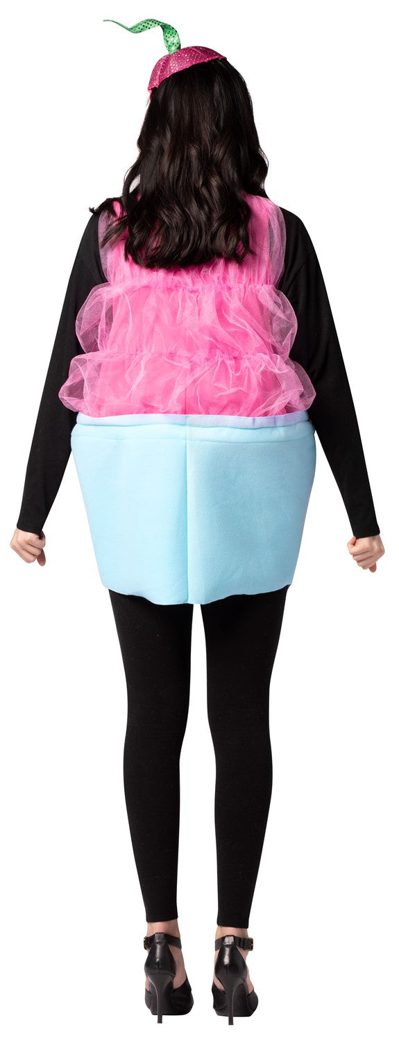 Cupcake Pink and Blue Sweet Eats Costume, Adult One Size