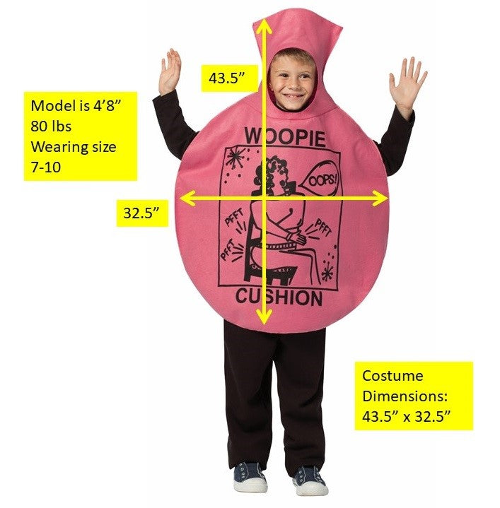 Woopie Cushion Costume, Child Size 7-10