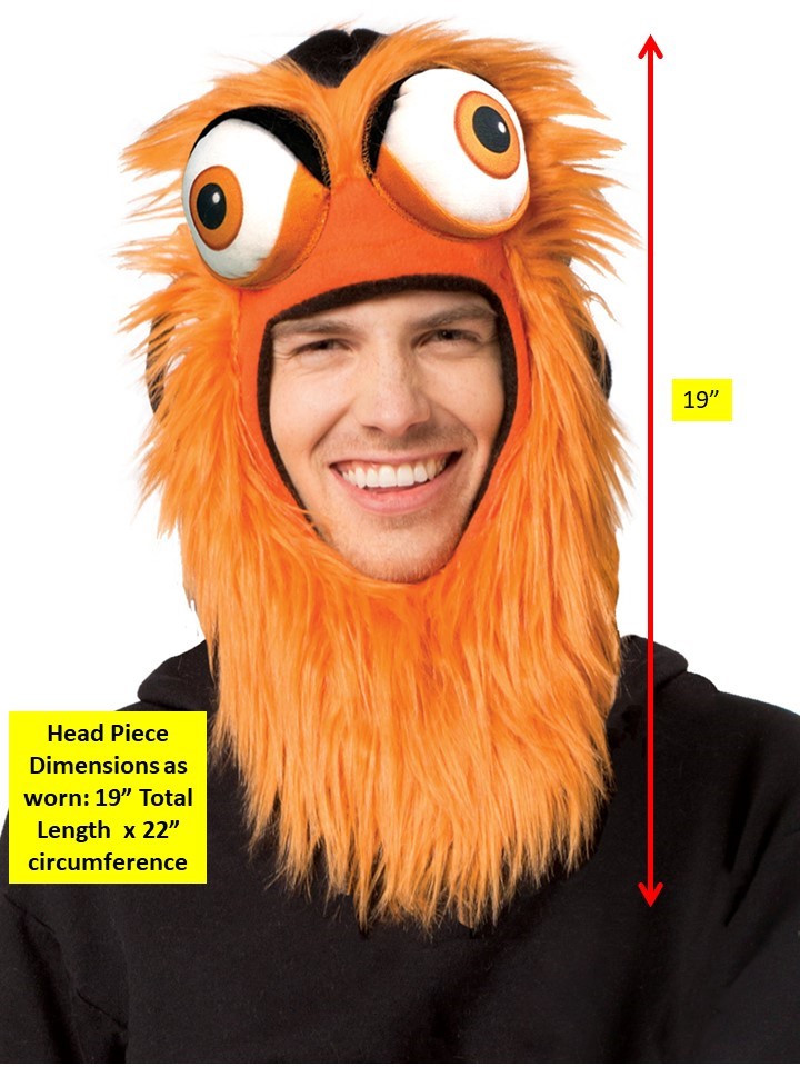 NHL Gritty Philadelphia Flyer's Ski Hat, Adult One Size