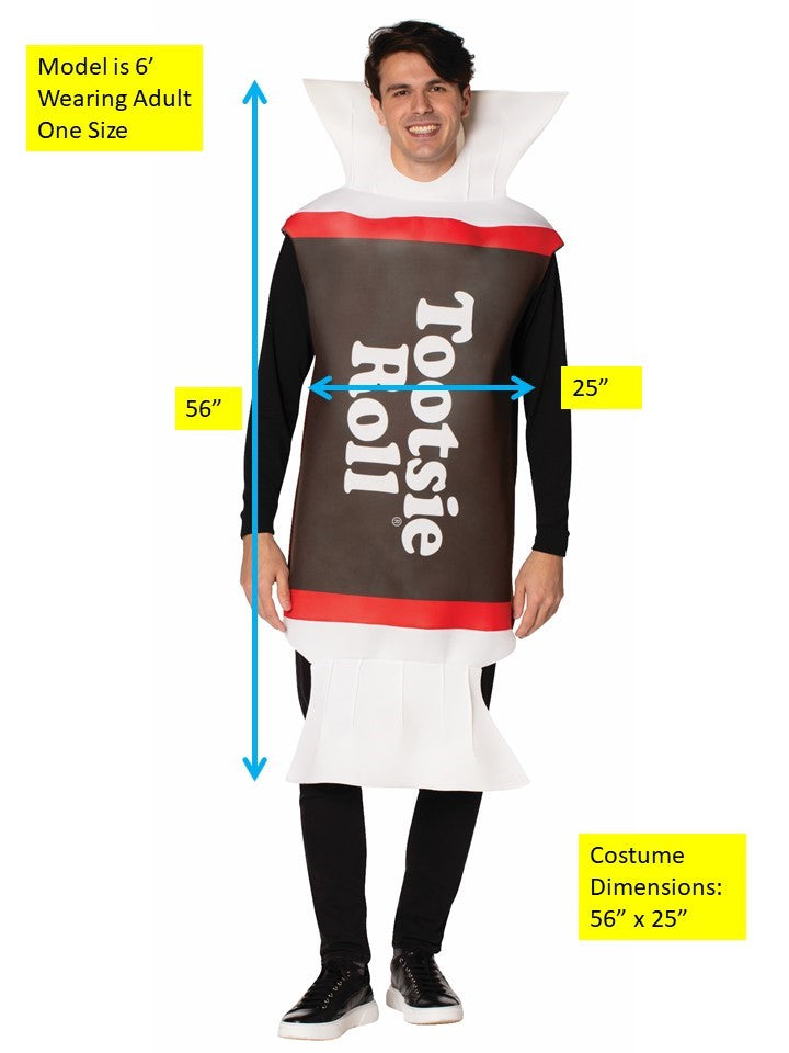 Tootsie Roll Tunic Halloween Costume, Adult One Size