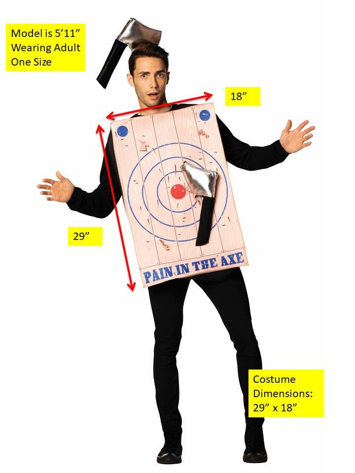 Axe Throwing Halloween Costume, Adult One Size