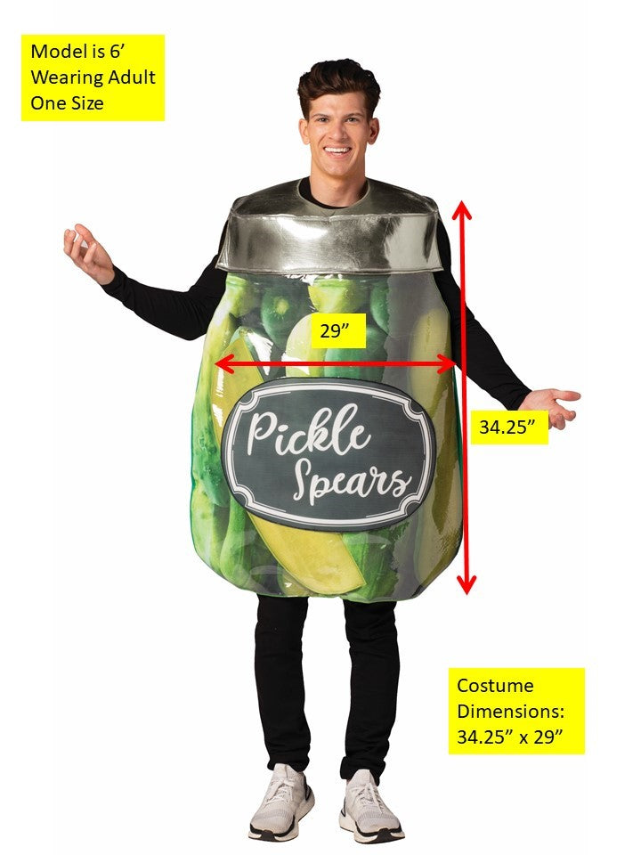 Pickle Jar Halloween Costume, Adult One Size
