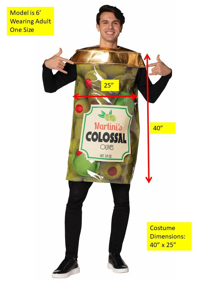 Olive Jar Halloween Costume, Adult One Size