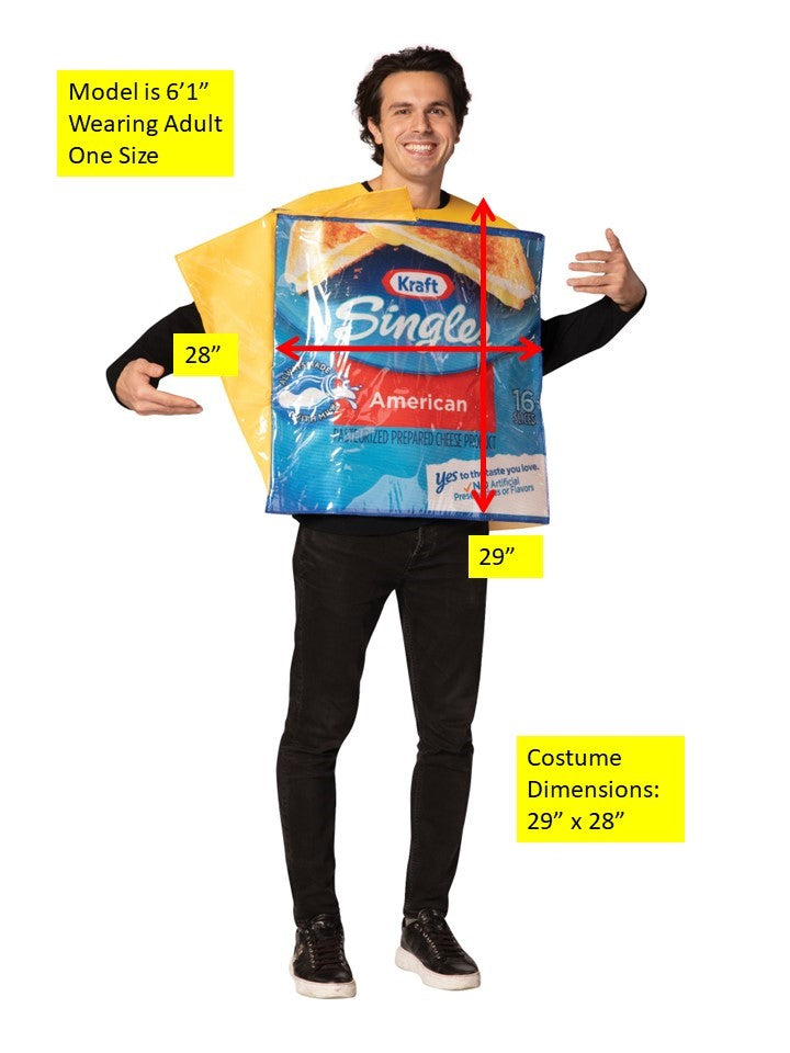 Kraft Singles Costume, Adult One Size