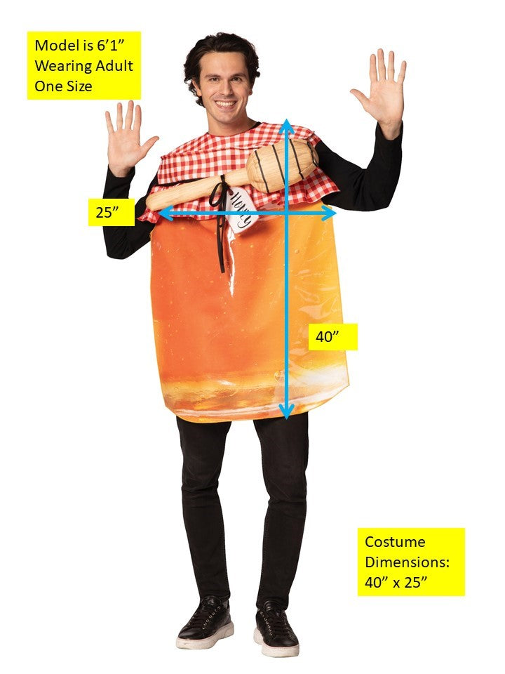 Honey Jar Costume, Adult One Size