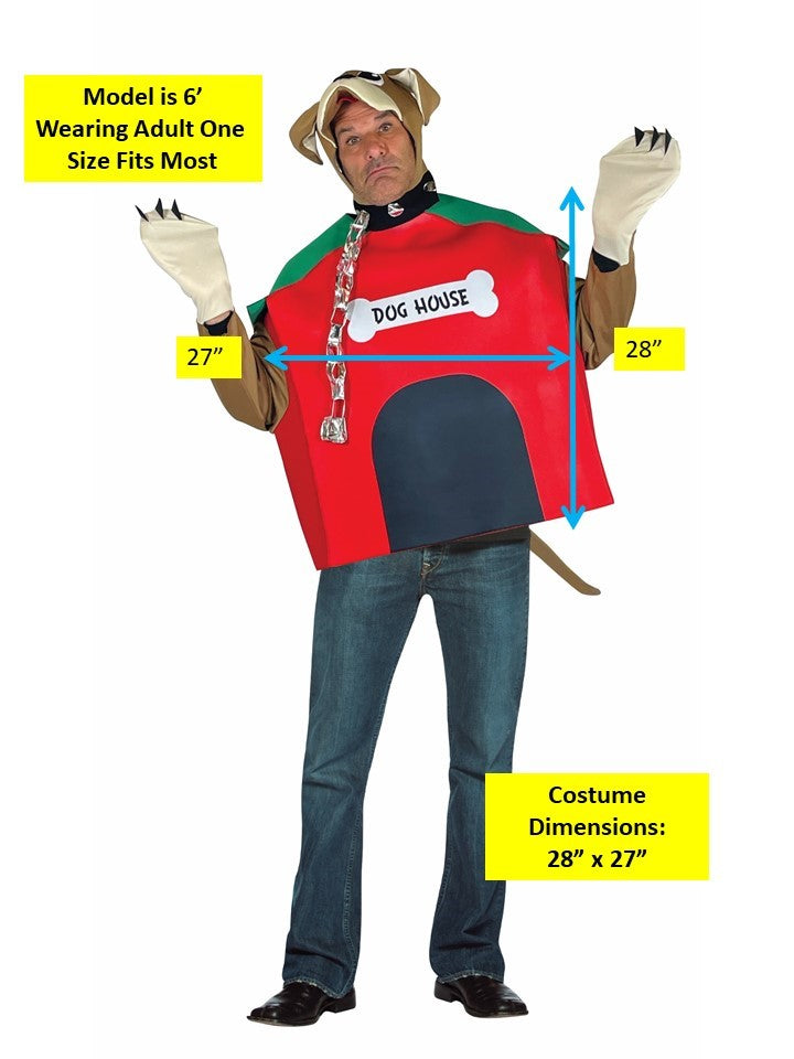 In The Dog House Costume, Adult One Size