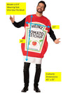 Heinz Ketchup Squeeze Bottle Costume, Adult One Size
