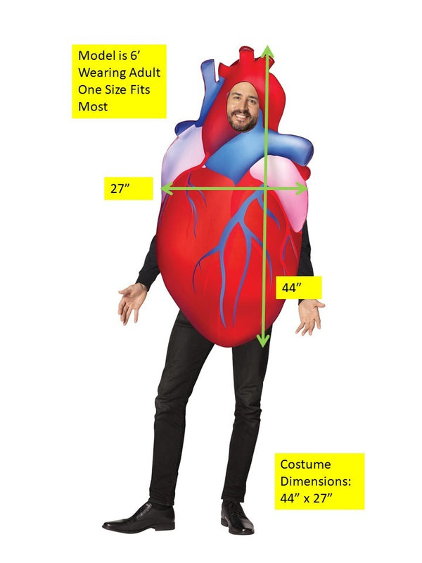 Heart Costume, Adult One Size